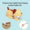 Симпатичные прикус для животных USB кабельное зарядное устройство защитное покрытие мини-проволочный защитник кабельный шнур телефон аксессуары творческие подарки 36 дизайнов