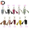 Liquid Soap Dispenser Mini tassel pendant hand sanitizer leathers case bottles key chain small leather jacket perfume bottle set