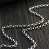 Тайские серебряные женщины 3,0 мм модное серебряное ожерелье 925 стерлингового серебра мода ювелирные изделия женщины мужчины звена цепи ожерелье ювелирные изделия Q0531