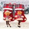 Ny ankomst julstrumpor dekor prydnad fest dekorationer santa jul stocking godis strumpor väskor xmas gåvor väska bh4193 tyj