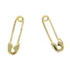 Rainbow Fashion Women hoop Earring Latest New Design Safety Pin Shape Ear Wire Gold Plated Trendy Gorgeous Women Jewelry