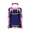 Borsa da scuola per studenti Rolling Backpack per bambini Trolley bag per zaino da scuola per ragazza con ruote ruote zaino impermeabile per bambini LJ201225