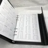 Yamalangluxury Branding Läder Cover Notepads Agenda Handgjorda Anteckningsbok Klassisk Notebook Periodisk Dagbok Avancerad Design Business Presenter