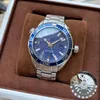 Relógio masculino de design de luxo, relógio mecânico automático, mergulhador, edição limitada, aço inoxidável, vermelho, preto, azul, bisel, relógios de pulso Tran214o
