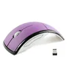 Mice Ultrathin 2.4GHz Foldable Wireless Arc Optical Mouse With Mini USB Receiver For Pad PC Laptop Notebook Computer SGA9981