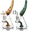 Bong pickle water pipe dab rig beaker inline perc bongs heady glass pipe cucumber oil rigs smoking accessories hookahs