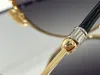Топ -мужские очки Ditor Fashion Design Солнцезащитные очки k Золотая круглая рама Высокий и универсальный стиль высокого качества на открытом воздухе UV409471798