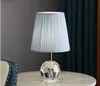 Modern LED Crystal Table Lamp Bedroom Bedside Lamp Study Room Living Room Dining Table Glass Desk Lamp Home Decor Light Fixtures