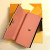 2023 Sale women red bottoms lady long wallet hasp designer coin purse Card holder classic pocketd with original box dust bag pink neri