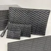 Modische Clutch für Damen, Chevron-Clutch mit Armband und Kartenhalter, verkauft mit Box2123