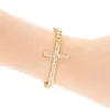 Bedelarmband Mode Dames Gift Cross Love Infinity Stretch Beaded Bracelet