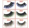 5D gradient couleur cils 15 styles5d Vison Lashes Pack Naturel Épais Faux Cils Maquillage À La Main Faux Cils En Vrac