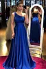 Robes de demoiselles d'honneur bleu royal élégantes une épaule dos nu longues femmes occasion soirée robes de bal occasion formelle robes BC012271G