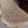 Table Cloth Cotton Crocheted Tablecloth Cup Mat EdgeTable Cover Runner Placemat For Wedding Gift