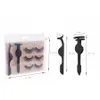 Mink False Eyelashes +Eyelashes Curler+Mescara Eyelahse Applicator Set Natural Long Eyelash Extentions Tools Make Up Tool