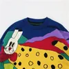 MERRY PRETTY Women's Cartoon Embroidery Harajuku Cute Knitted Sweaters Winter Thick Warm Jacquard Sweater Knit Pullovers 201130