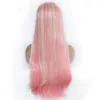 12 ~ 26 polegadas Cheio reto rendas sintéticas dianteiras dianteiras t1632 * 613 # misturar simulação de cor cabelo humano perruques de cheveux humanso peruca