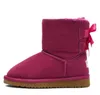 Neue Winter-Schneestiefel Bailey Unisex Bow Boot Designer Warm Christmas Classic Bowknot für Kinder Australien Schwarz Pink Online-Verkauf Hochwertige Schuhe