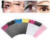 2022 Makeup Tool 50Pcs Disposable Eyelash Makeup Brushes Cosmetic Mascara Brush Wands Applicator for lady gifts