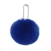 13 Colors 8CM Faux Rabbit Fur Ball Keychains Women Girls Car School Bag Key Ring Cute Chain Pompom Key Chain Jewelry Accessories
