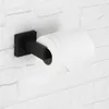 SEKOVA Noir 304 Porte-serviettes en acier inoxydable Brosse de toilette Porte-papier Distributeur de savon Porte-serviettes Crochet Salle de bains Ensemble de matériel LJ201211