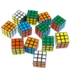 Mini rompecabezas cubo pequeño 3*3 cm tamaño cubo mágico juego aprendizaje educativo cubos buen regalo juguete descompresión juguetes para niños