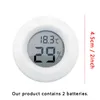 Mini Portable LCD Digital Thermometer Hygrometer Fridge Freezer Tester Round Temperature Humidity Meter Detector Thermograph DBC BH4156