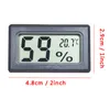 FY-11 Mini Mini Digital LCD Ambiente Termômetro Higrômetro Preto Branco Umidade Medidor de Temperatura no Quarto Geladeira IceBox BH4157 TYJ