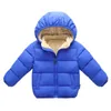 Bebê meninos jaqueta inverno casacos grossos para garoto meninos morno lã outerwear para meninas pele com capuz jaqueta crianças roupas 12 3 4 anos lj200828