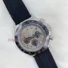 WatchSC -41mmボックスステンレス鋼のマルチダイアル防水輝くクラシッククラシック寛大なラバーストラップ調整可能な時計5MB7