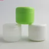 50 x 20 G Refillable Butelki Travel Cream Lotion Cosmetic Container Plastikowy Pusty Makeup Jar Pot Green White Boxhigh Calstitity