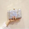 HBP Borsa da sera con strass con perline Donna 2021 Nuovo designer di lusso Ricamo con perline a mano Borse nere Borse da sera con pochette da donna