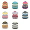 Tie Dye Skull Caps Beanie Damen Herren Strickmützen Winter Regenbogen Warme Mütze Herren Outdoor Casual Cap Jungen Mädchen Mode Straßenhüte NEU