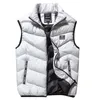 L-8XL sans manches gilet hommes printemps automne nouvelle mode manteaux décontractés mâle coton rembourré hommes gilet mâle veste épaissir gilet K88 201119