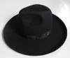 X053 Volwassene 100% Wol Top Hat Export Originele Blad / Israëlische Joodse Hoed / Vilt met grote dakrand 10 cm Bravel Wollen Fedora Hats