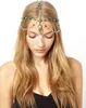 Cadeia Bohemia Headband Cabeça com strass e frisado borla para mulheres e meninas FD024