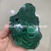 Naturalny Malachite Druzy Pozytywny Energia Kamień Slice Decor Nieregularne Kwarcowy Kryształ Semi Precious Gemstone Slab Polerowane Minerały Skały Próbka Wyświetlacz