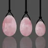 Rose Quartz Yoni Egg and Wand Conjunto de pedra rosa natural Poodised Vaginal Aperto Ovos de Kegel Saudável Varas de exercícios feminino H8788926