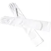 Sexy Faux Leather Shiny Punk Gloves Hip- Jazz Outfit Mittens Culb Wear Cosplay Costumes Accessory Long Latex Glove1