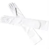 Sexy faux lederen glanzende punk handschoenen hip- jazz outfit mittens culb draag cosplay kostuums accessoire lange latex handschoen1