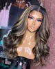 Pineapple Wave Highlight Human 360 Lace Wig 40039039 With Baby Hair Luxury Peluca De Cabello Humano Lacefront Wigs89239702182165