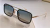 Ny modedesign solglasögon 008 fyrkantiga ramar vintage populära stil UV 400 skyddande utomhusglasögon för män toppkvalitet med C2381