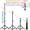 8inch 10Inch RGB LED Selfie Ring Fill Light with Tripod Stand Pography Dimmable Ring Lamp for TikTok Youtube Makeup Video Light3149241