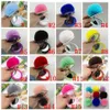 Nouveauté peluche boule de fourrure porte-clés bouffée miroir porte-clés sac de voiture porte-clés fête de noël faveur 15 styles RRA3736