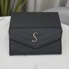 7A quality zipper short wallets mens for Women long wallet leather Business credit card holder men wallet womens with box 19cm