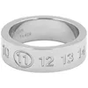 2020 new personality digital engraving titanium steel ring wild design sense ring male and female couples ins tide