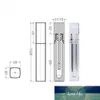 Tube carré de brillant à lèvres transparent vide rechargeable en plastique, bouteilles de baume à lèvres, flacons de bricolage, MIni taille, vente en gros, 1 pièce, 5.5ml