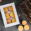StoBag 10pcs Cupcake Box With Window Bread Cake Boxes And Packaging Patisserie Wedding Birthday Party Cookies Baby Shower DIY 201029