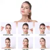 Masseur pour le visage Rouleau de jade original et ensemble Gua Sha Rouleaux pour le visage 100 Masseurs à quartz rose naturel pour la peau des yeux et du cou8377424