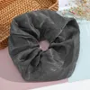 Oversize Scrunchies Satin Ponytail Rubber Bands Headwear For Women Fashion 20cm Hair Rope 2021 Hair Accessories